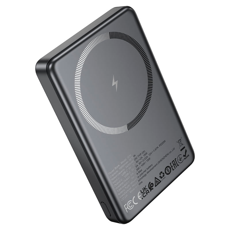 Powerbank Carga Rapida Hoco Q34 Clever 10000 Mah Gris – imagen 2
