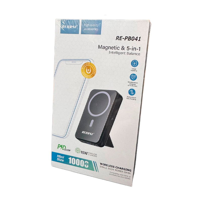 Powerbank Magsafe Recrsi Pb041 De 10000 Mah Negro – imagen 2