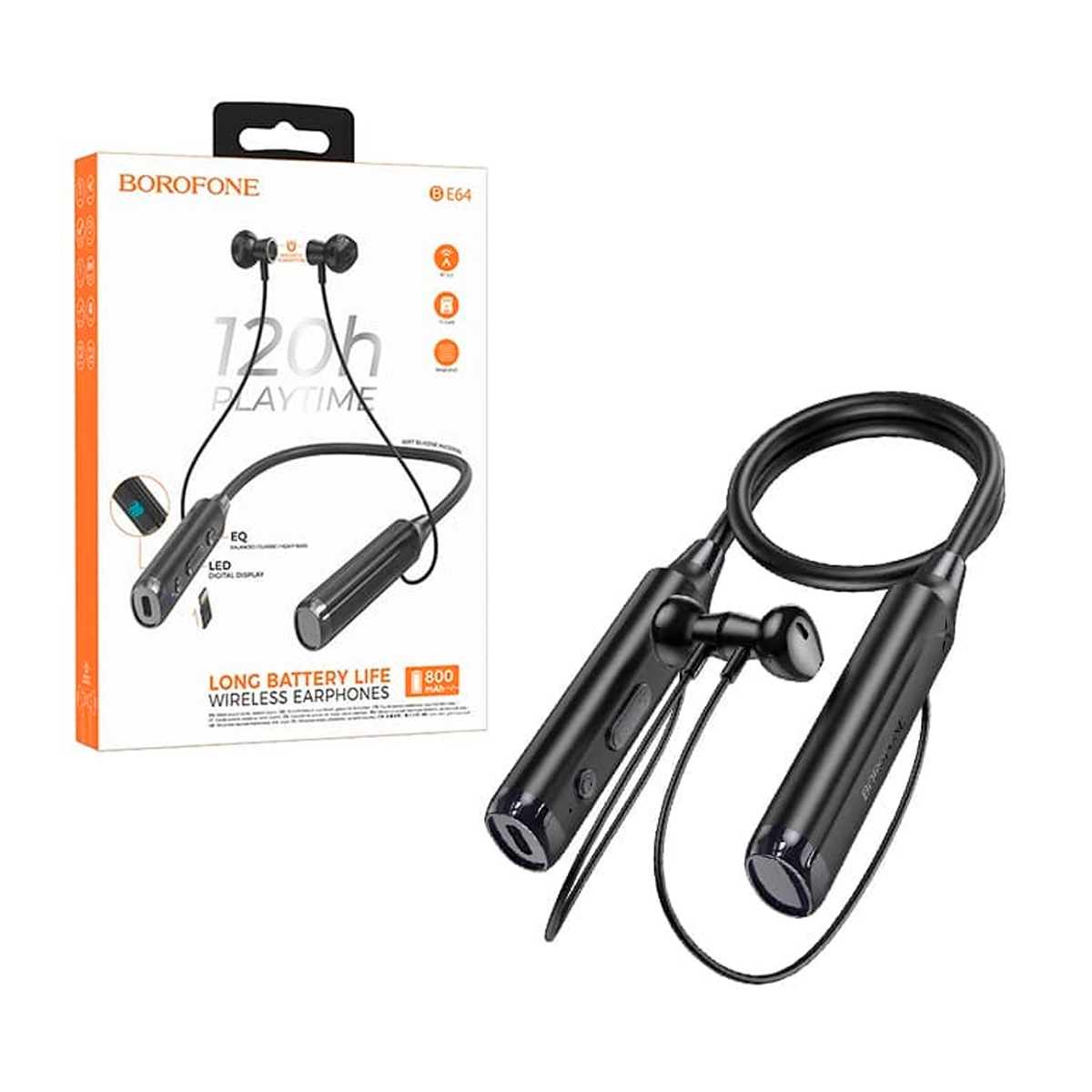 Audífonos Bluetooth Borofone Be64 Negro – imagen 2