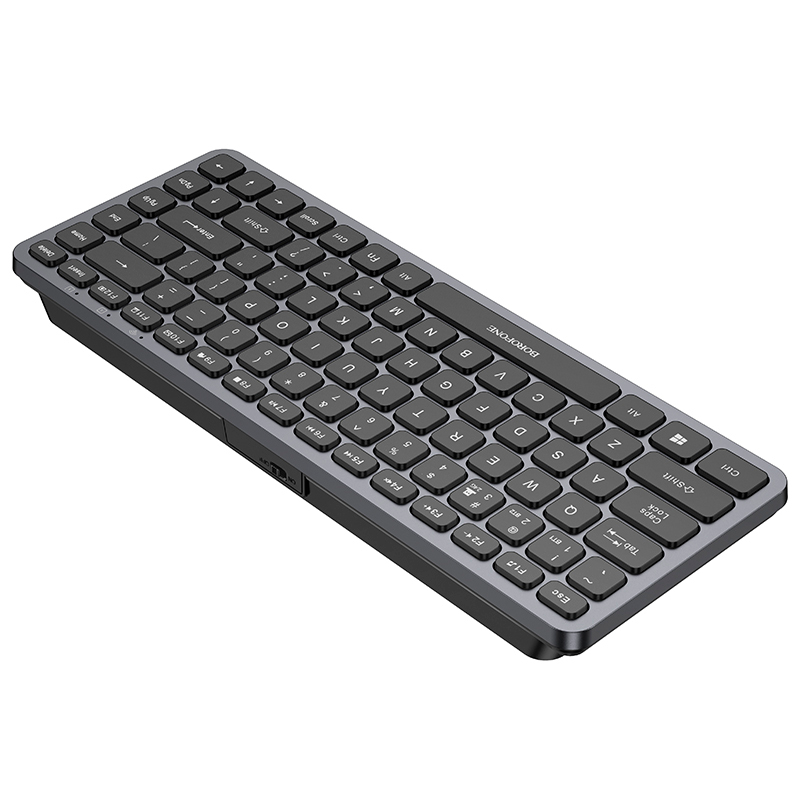 Teclado Inalambrico Bluetooth Dual Borofone Bg16 Negro – imagen 2