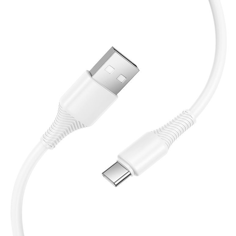 Cable Usb a Tipo C Hoco X120 Beneficio 1 Metros Blanco – imagen 2