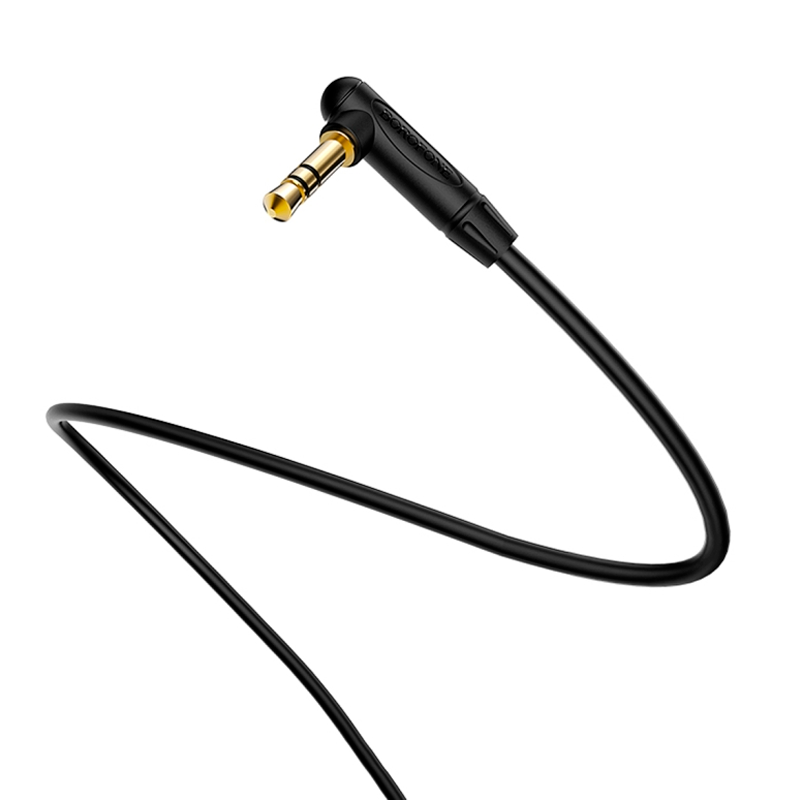 Cable Auxiliar 3.5mm a 3.5mm Borofone Bl4 2 Metro Negro – imagen 2