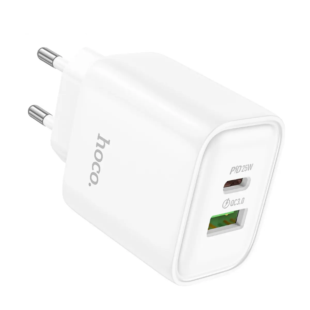 Cargador Carga Rapida Hoco Dc68 25w Qc 3.0 Blanco – imagen 2