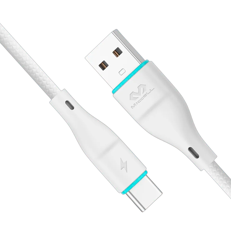 Cable Usb a Tipo C Miccell Vq-d06 Blanco – imagen 2