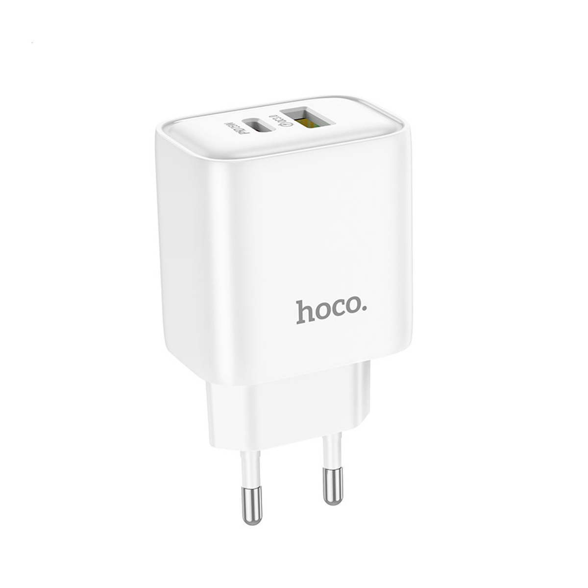 Cargador Carga Rapida Hoco Dc68 25w + Cable Tipo C Blanco – imagen 2