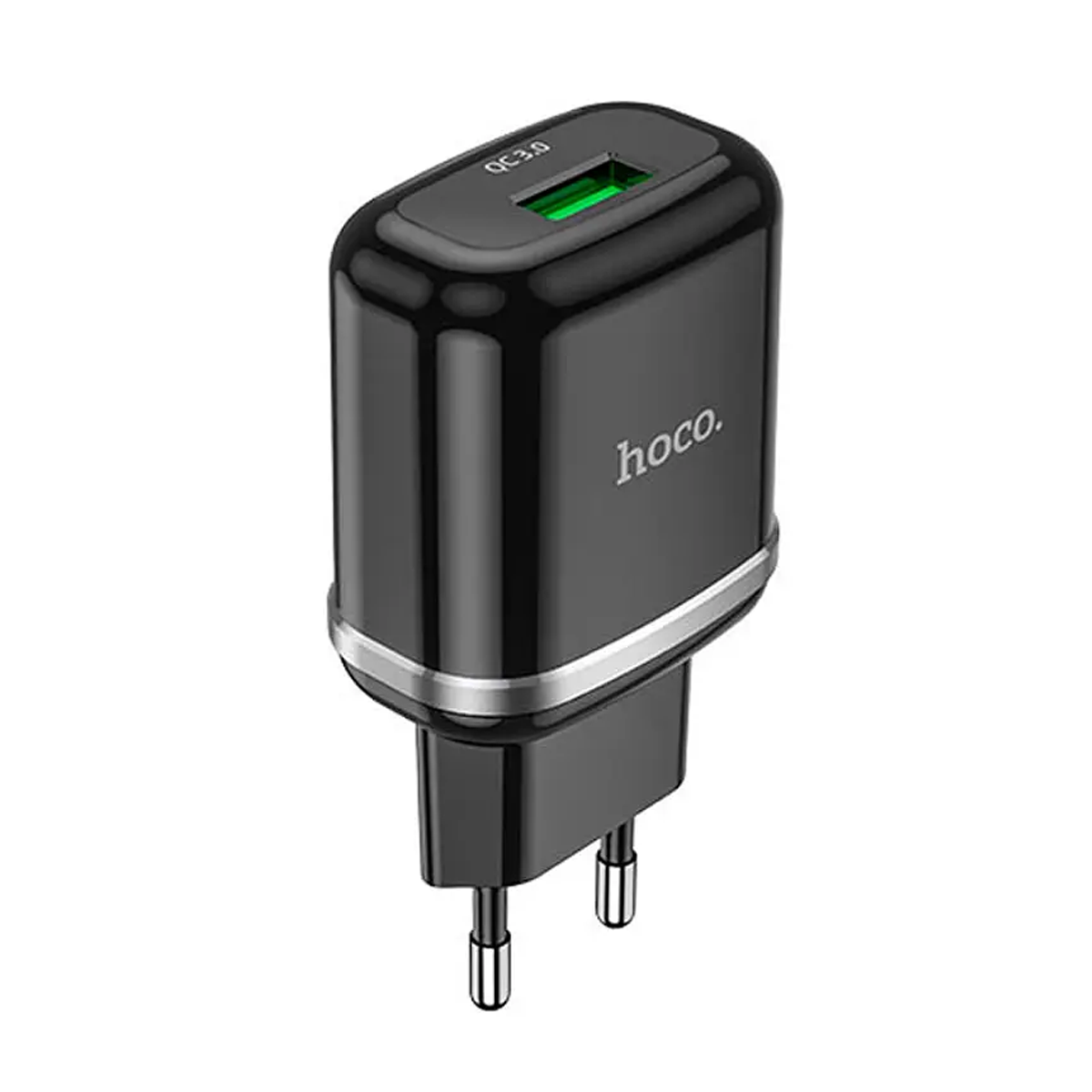 Cargador Carga Rapida Hoco N3 18w + Cable Usb Tipo C Negro – imagen 2