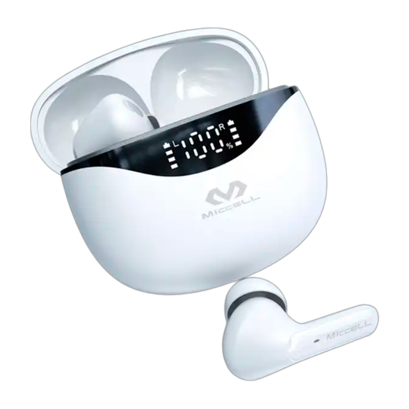 Audífonos Bluetooth Tws Anc Miccell Vq-bh70 Blanco – imagen 2