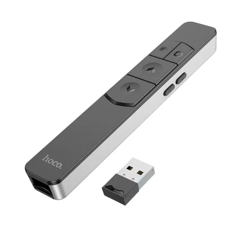 Presentador Diapositiva Puntero Láser Hoco Gm202 Negro – imagen 2