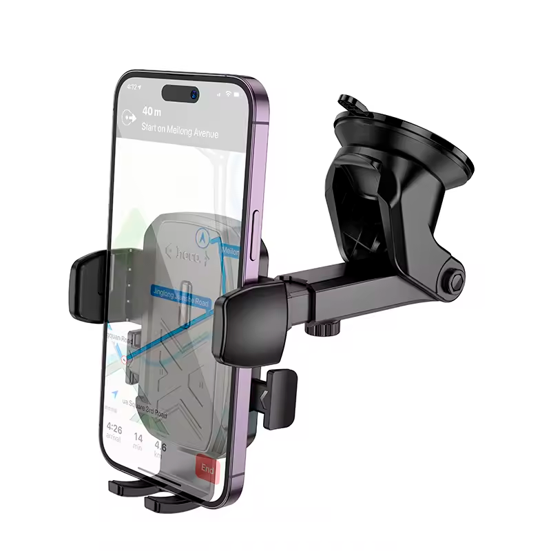 Soporte De Auto Parabrisas Tablero Hoco H65 Negro – imagen 2