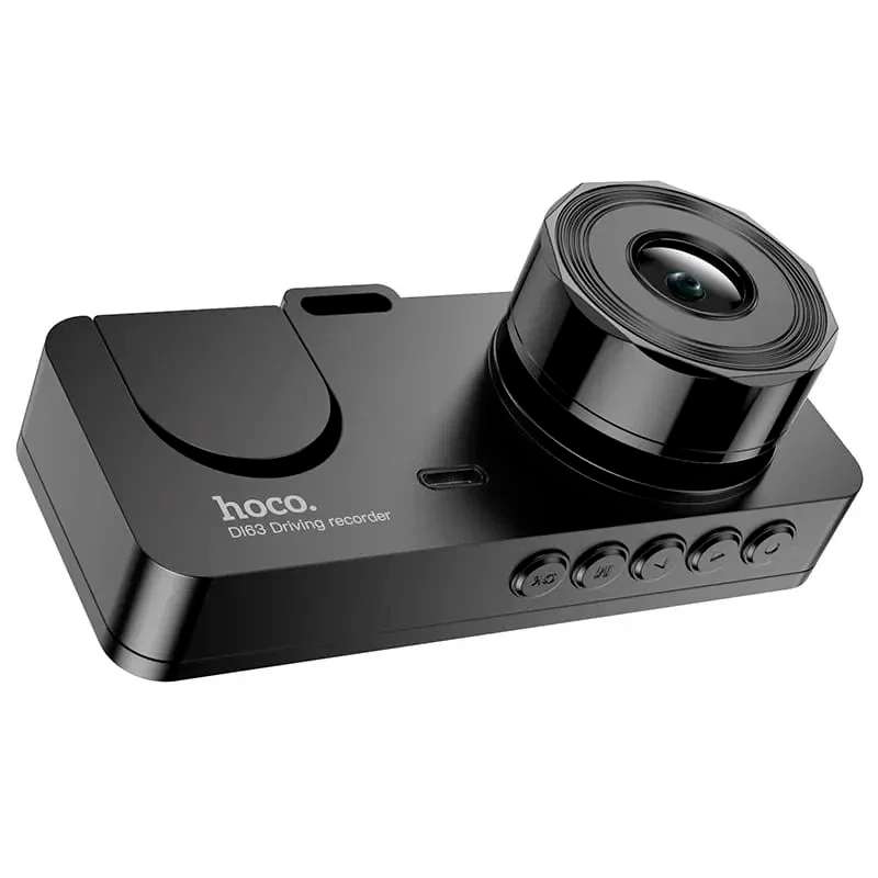 Camara De Auto Hoco D163 Universe Dual Dash Cam 720p Negro – imagen 2