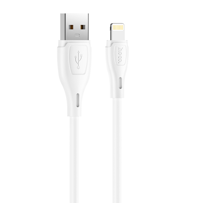Cable Usb a Lightning Hoco X61 1 Metro Blanco – imagen 2
