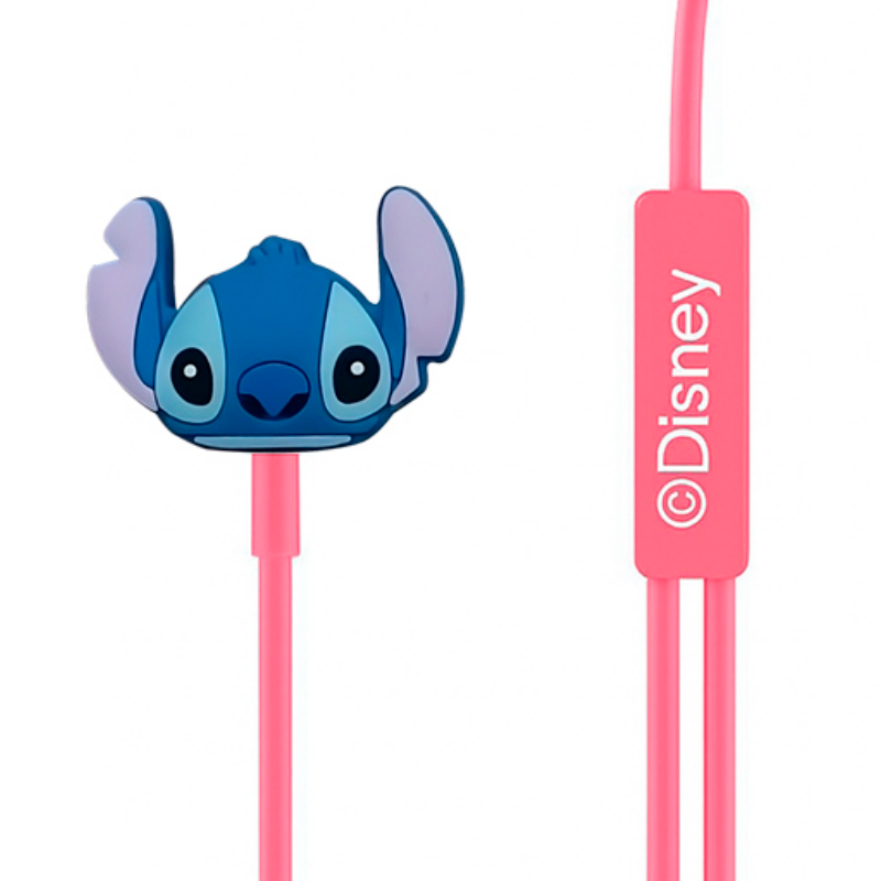 Audífonos In Ear 3.5mm Stitch Color Rosado – imagen 2