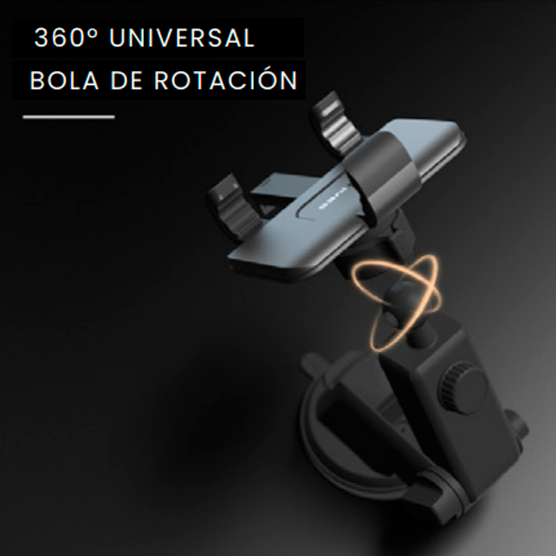 Soporte De Auto Tablero Lenyes Cr195 Negro – imagen 2