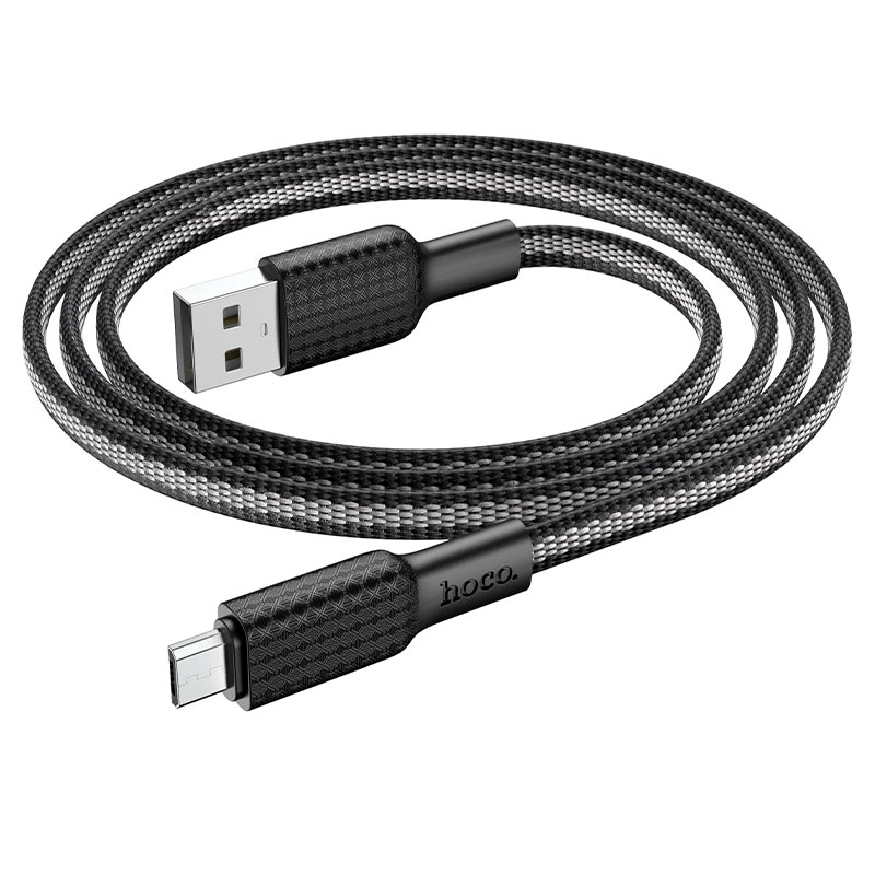 Cable Usb a Micro Usb Hoco X69 1 Metro Negro – imagen 2