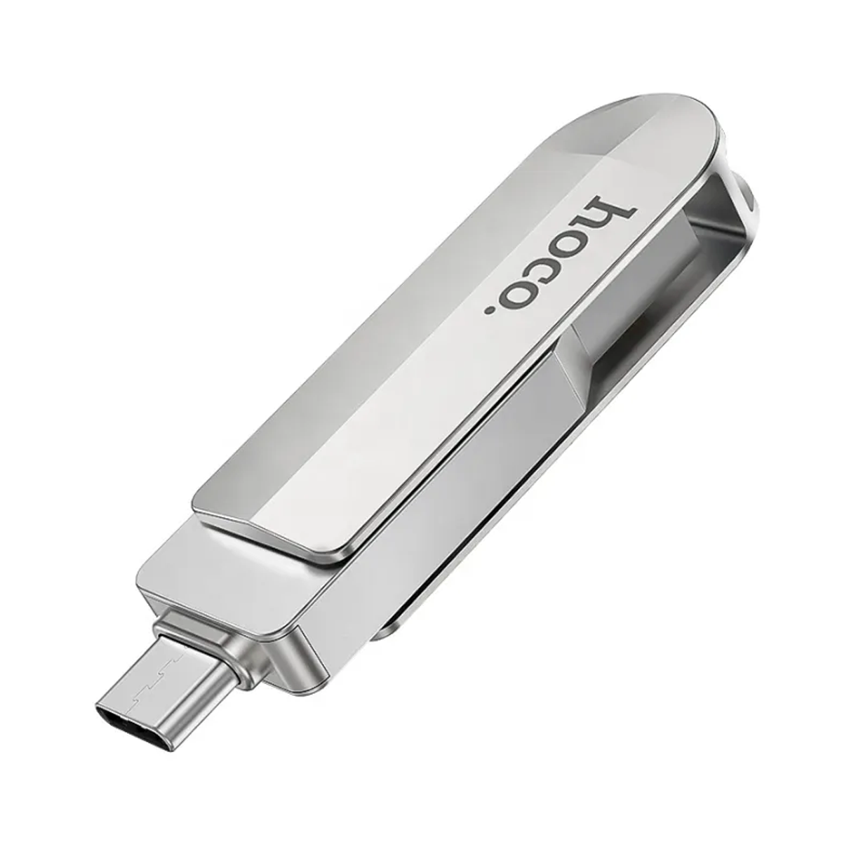 Pendrive Dual Usb 3.0 Tipo C Hoco Ud10 64 Gb Gris – imagen 2
