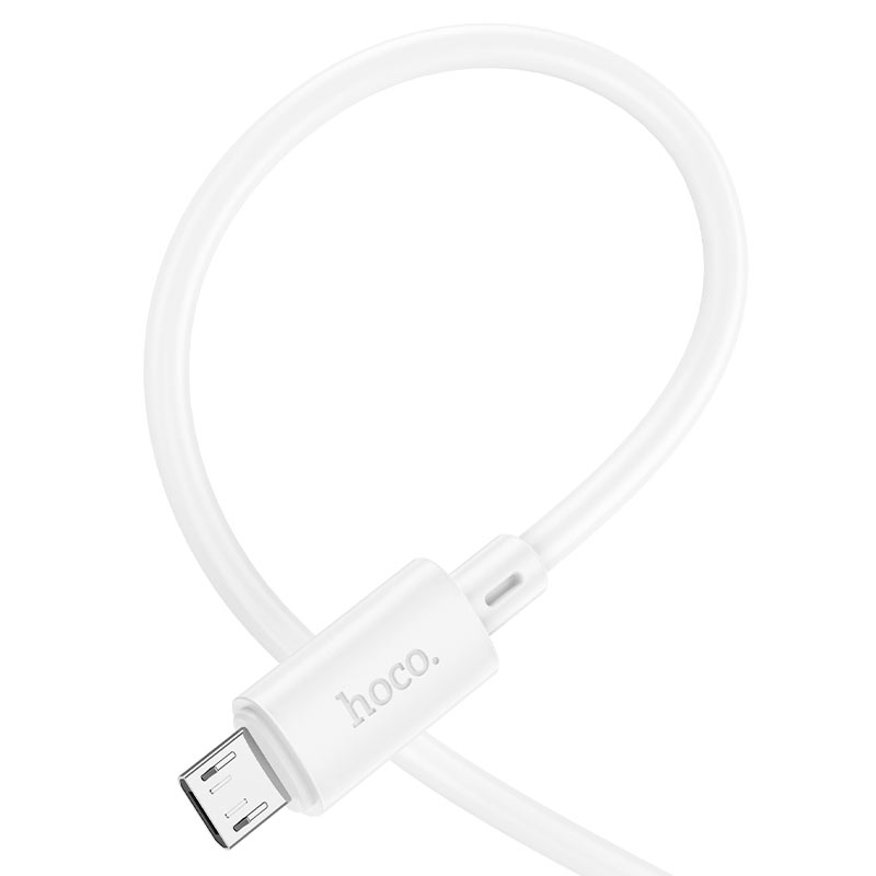 Cable Usb a Micro Usb Hoco X88 Gratified Blanco – imagen 3