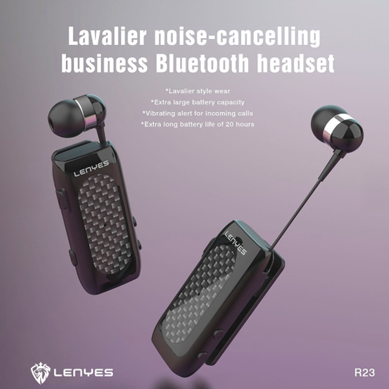 Audífono Manos Libres Bluetooth Lenyes R23 Negro – imagen 2