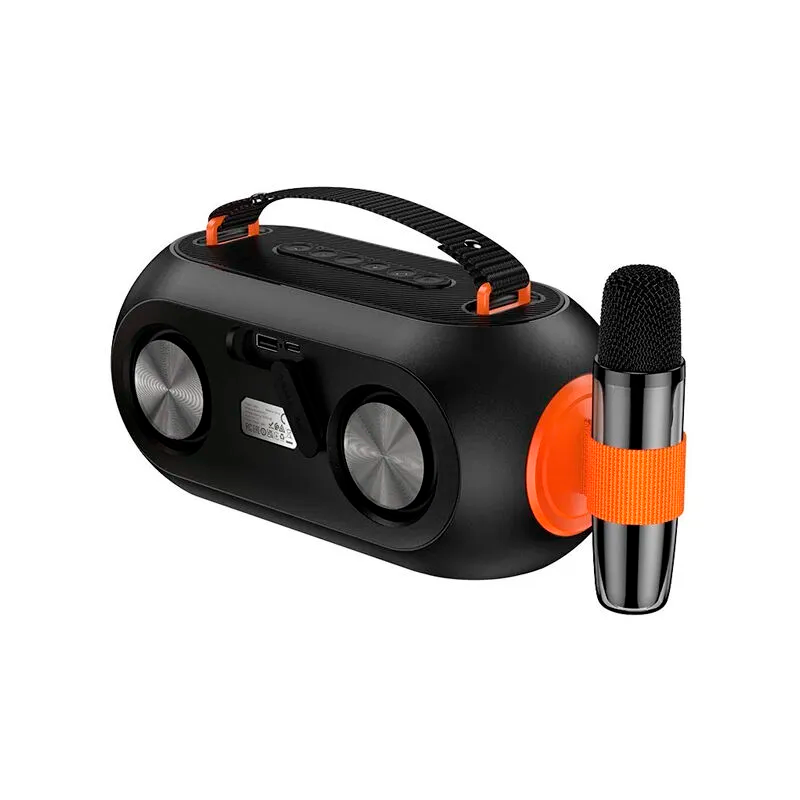 Parlante Bluetooth Hoco Ds64 Karaoke Cool Negro – imagen 3