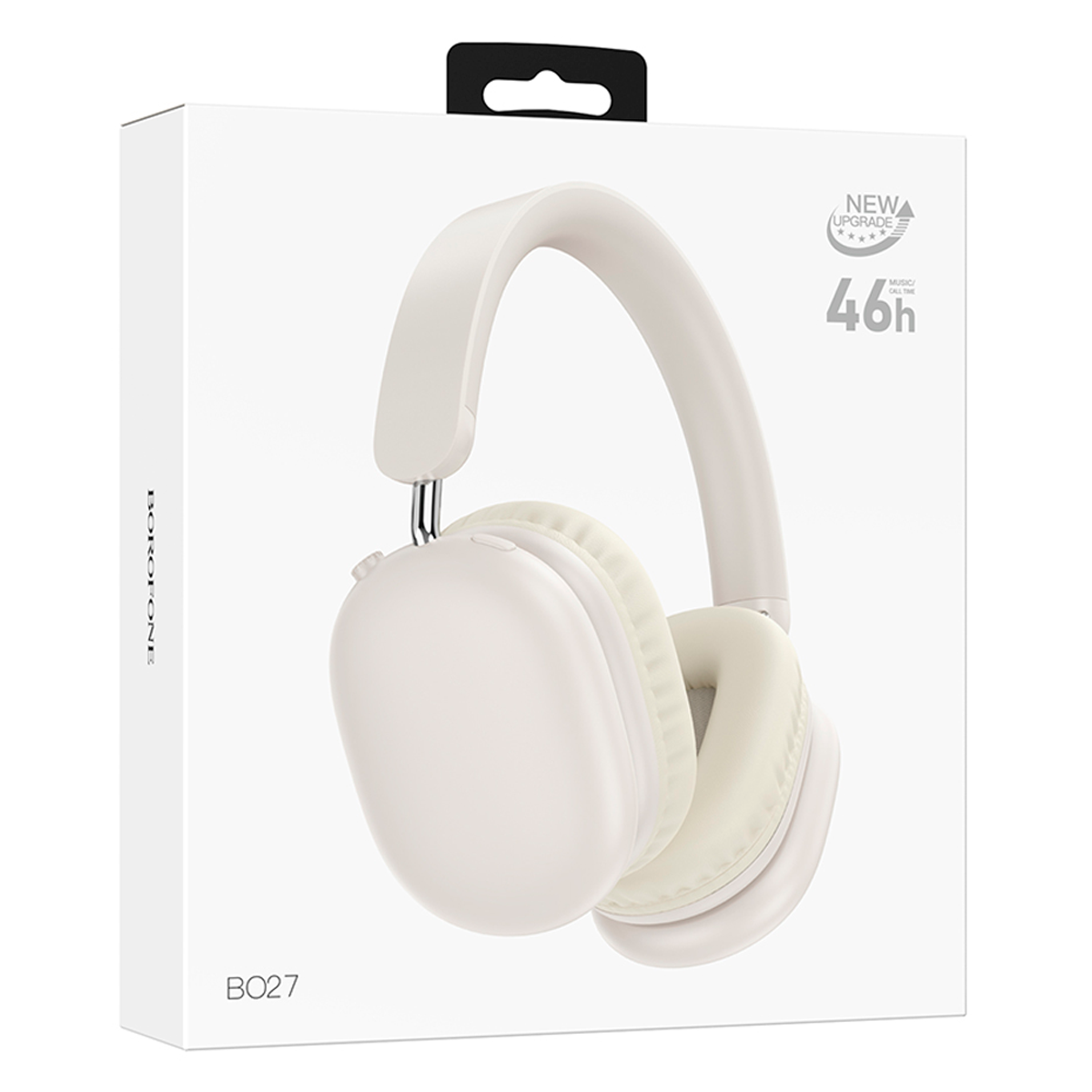 Audífonos Bluetooth Borofone Bo27 Headset Beige – imagen 2