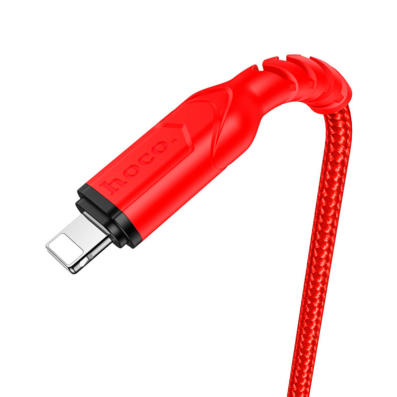 Cable Usb a Lightning Hoco X59 Victory 1 Metro Rojo – imagen 2