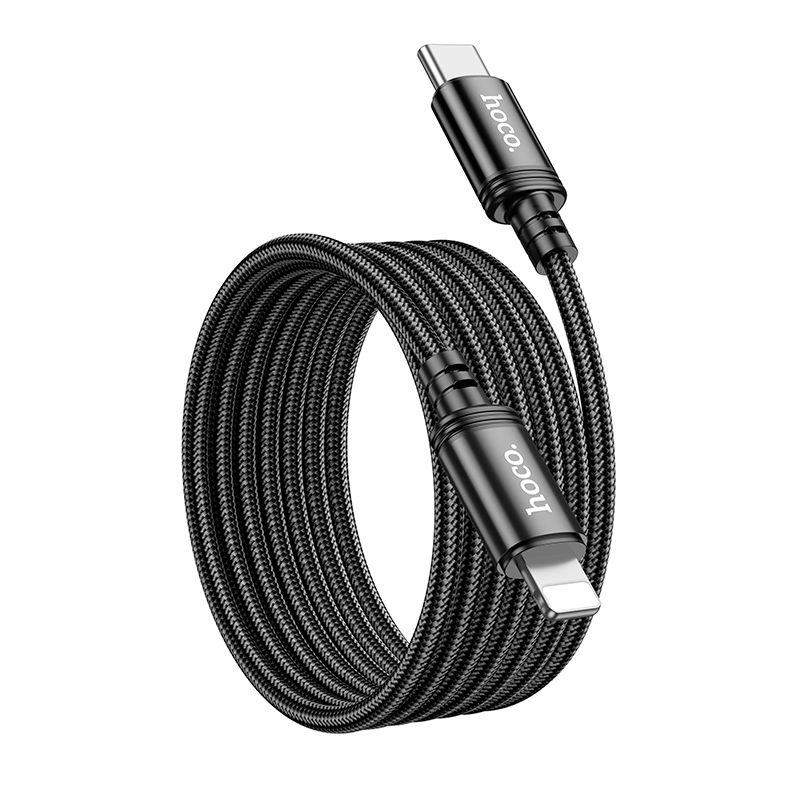 Cable Tipo C a Lightning Hoco X89 Nueva Caja Negro – imagen 2