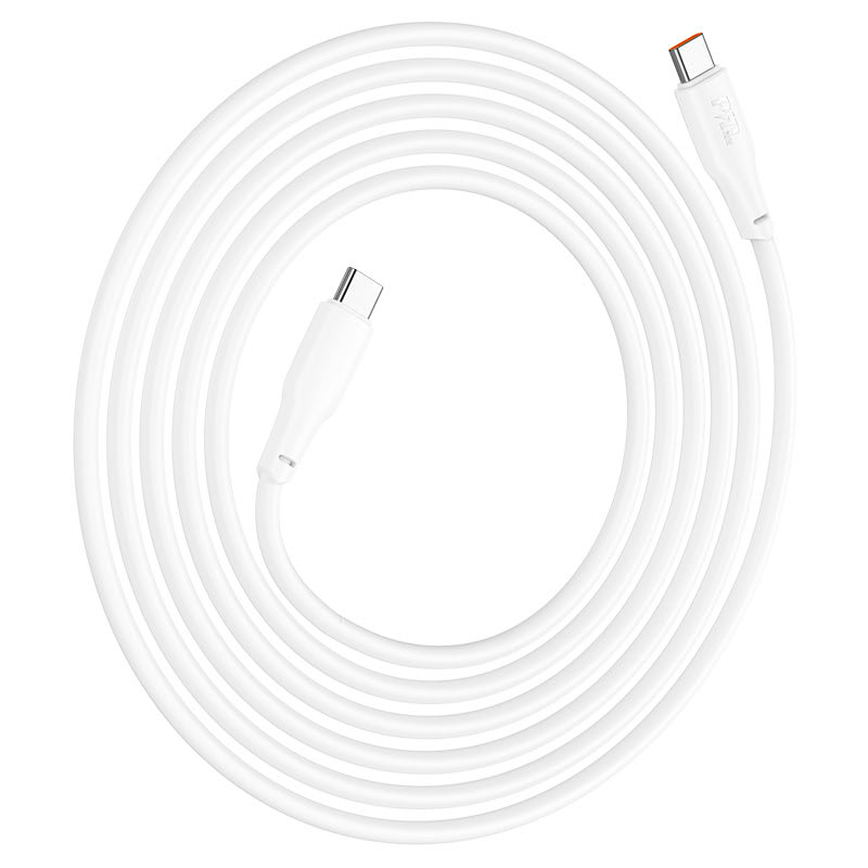 Cable Tipo C a Tipo C Hoco X93 Force 60w 2 Metro Blanco – imagen 2