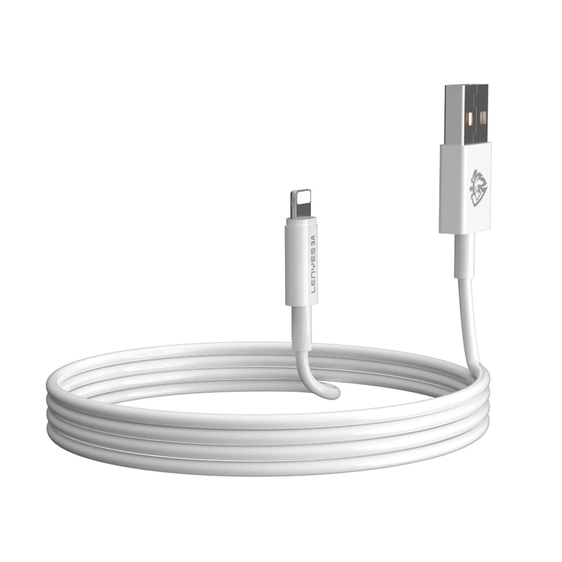 Cable Tipo C Para Lightning Lenyes Lc701 66w 1 Metro Blanco – imagen 2