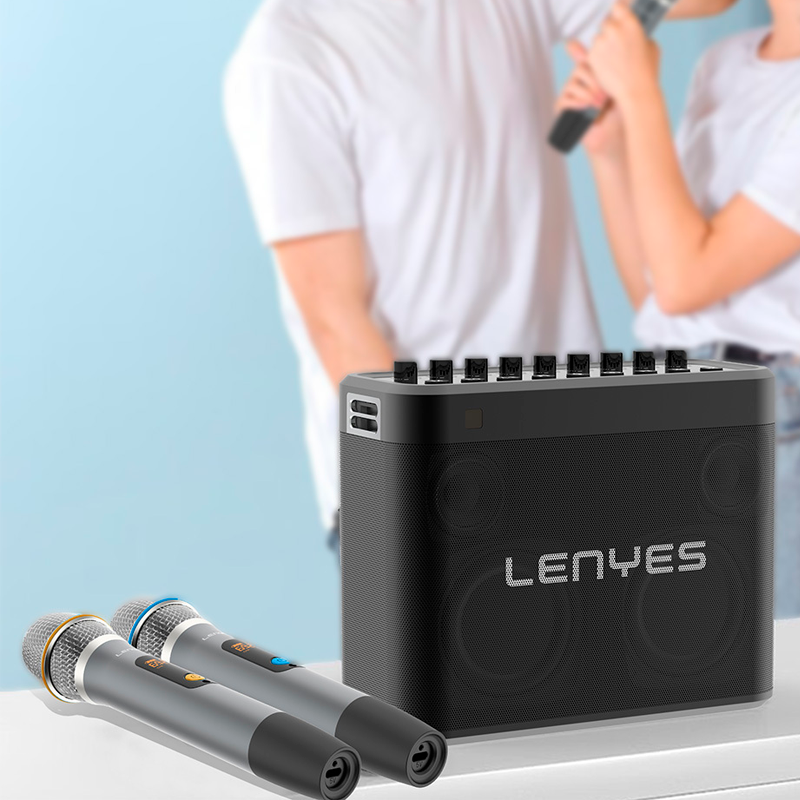 Parlante Bluetooth Lenyes S830 Karaoke 160w Negro – imagen 3