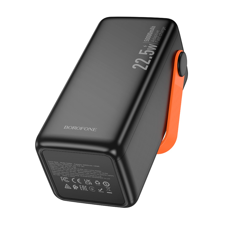 Powerbank Carga Rapida Borofone Bj66a Magnifico 50000 Mah Negro – imagen 2