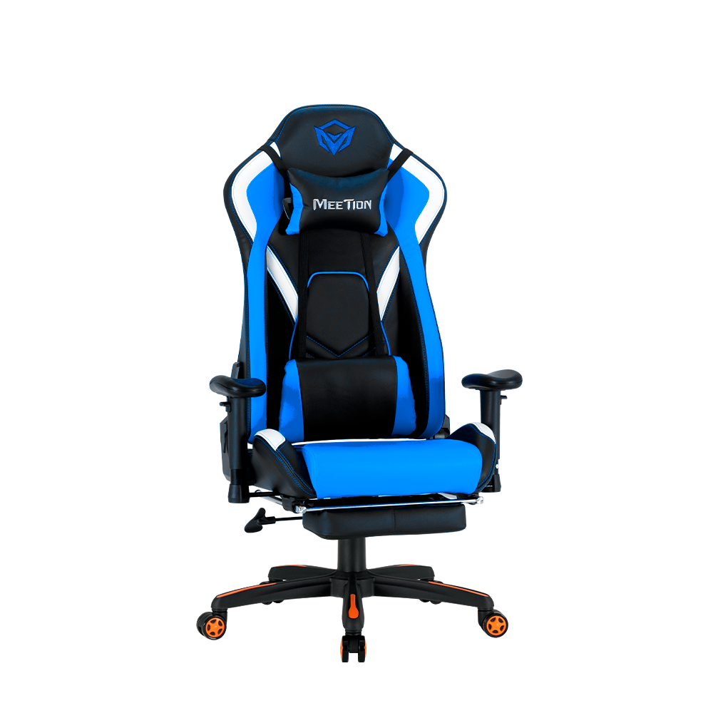 Silla Gamer Meetion Chr22 Negro Azul – imagen 4