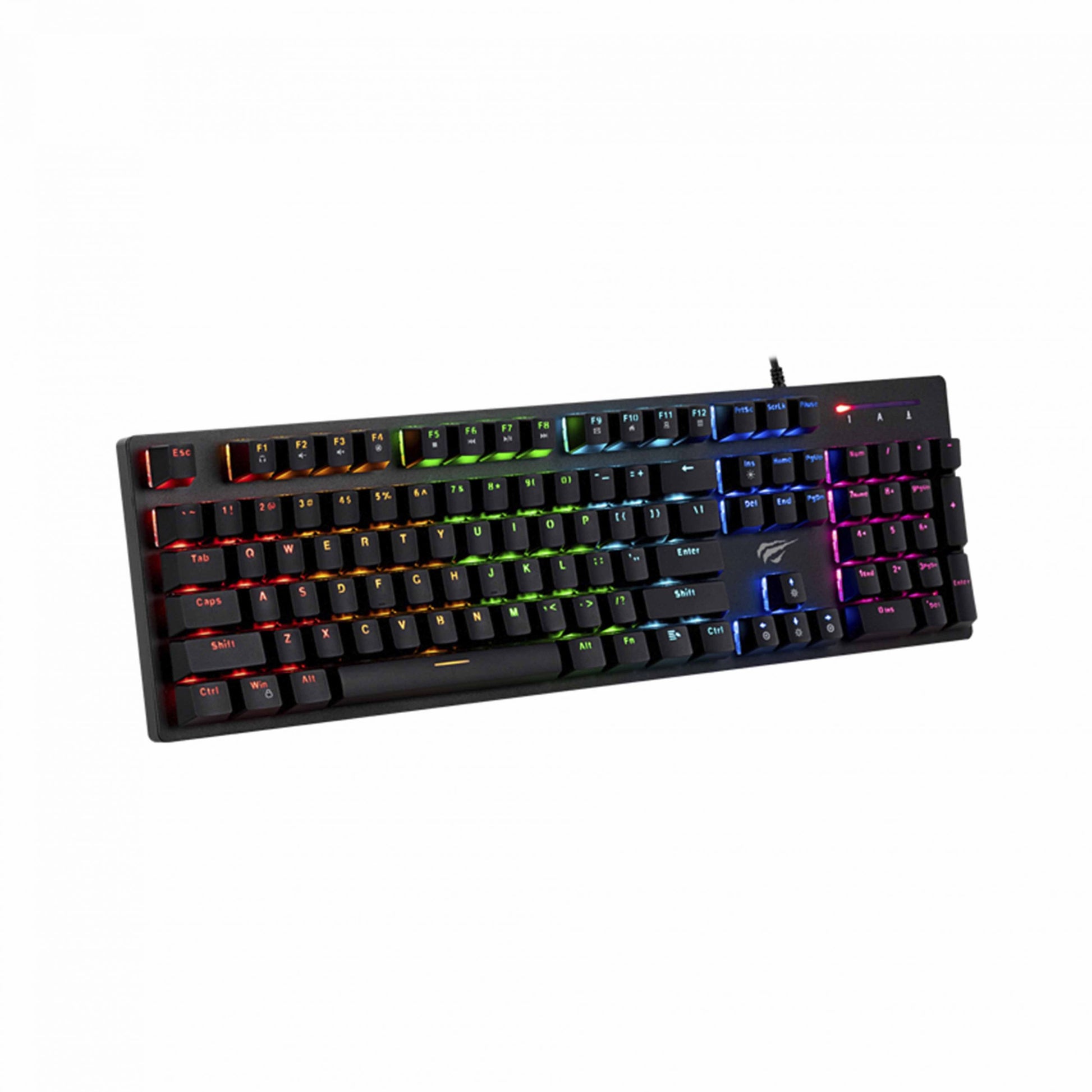 Teclado Gamer Mecanico Gamenote Rgb Kb858 Outemu Blue Negro – imagen 3