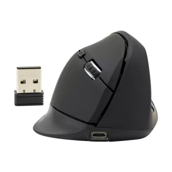 Mouse Inalambrico Philco Pro Ergo Pr7346 Vertical Ergonomico Negro – imagen 3