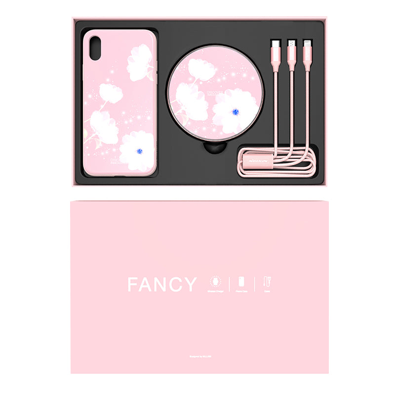 Apple Iphone X Cargador Inalámbrico + Cable + Carcasa Fancy Kit Nillkin – imagen 11