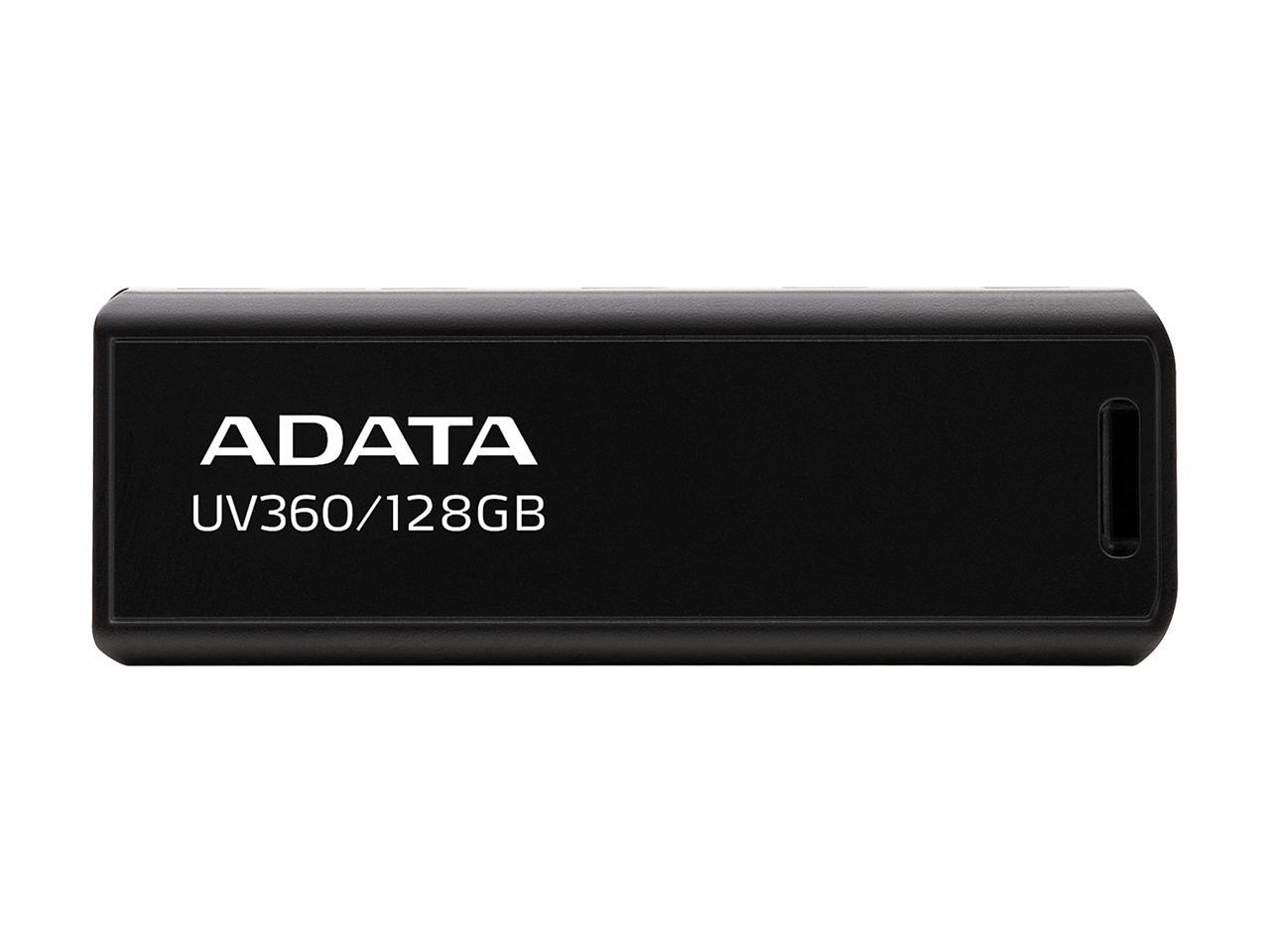Pendrive Metálico Adata 128 Gb 3.2 Auv360 Negro