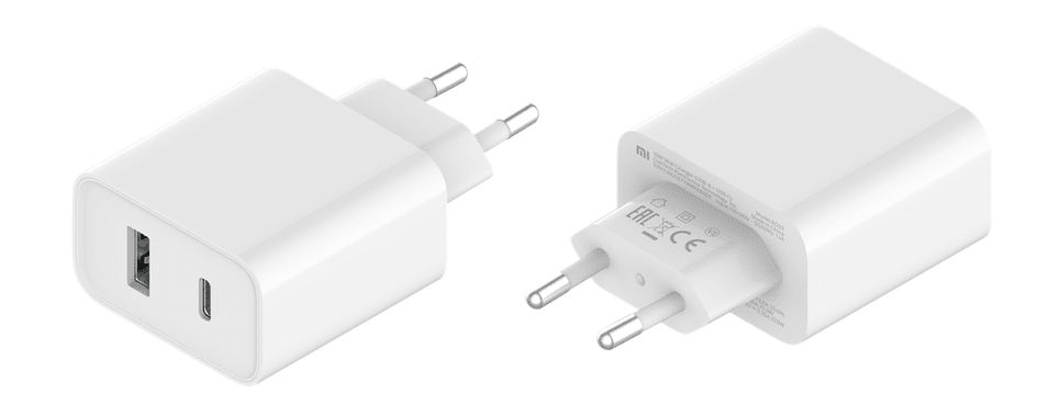 Cargador Xiaomi Mi 33w Wall Charger Tipo A + Tipo C Blanco – imagen 3