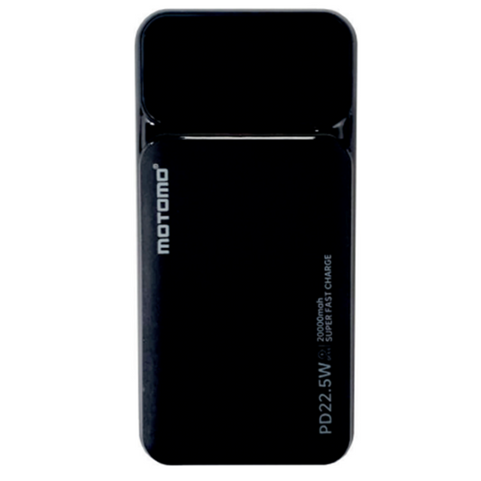 Bateria Portatil Powerbank Motomo Pobamo40 20.000 Mah Negro
