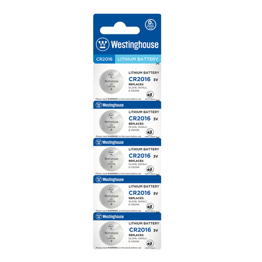 Pila Boton Litio Cr2016 Westinghouse 5 Unidades