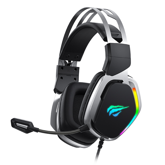 Audífonos Gamer Gamenote H2018u Rgb 7.1 Pc Usb Negro