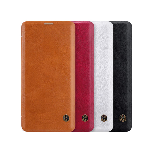 Samsung Galaxy S10 Nillkin Qin Flip Cover de Cuero