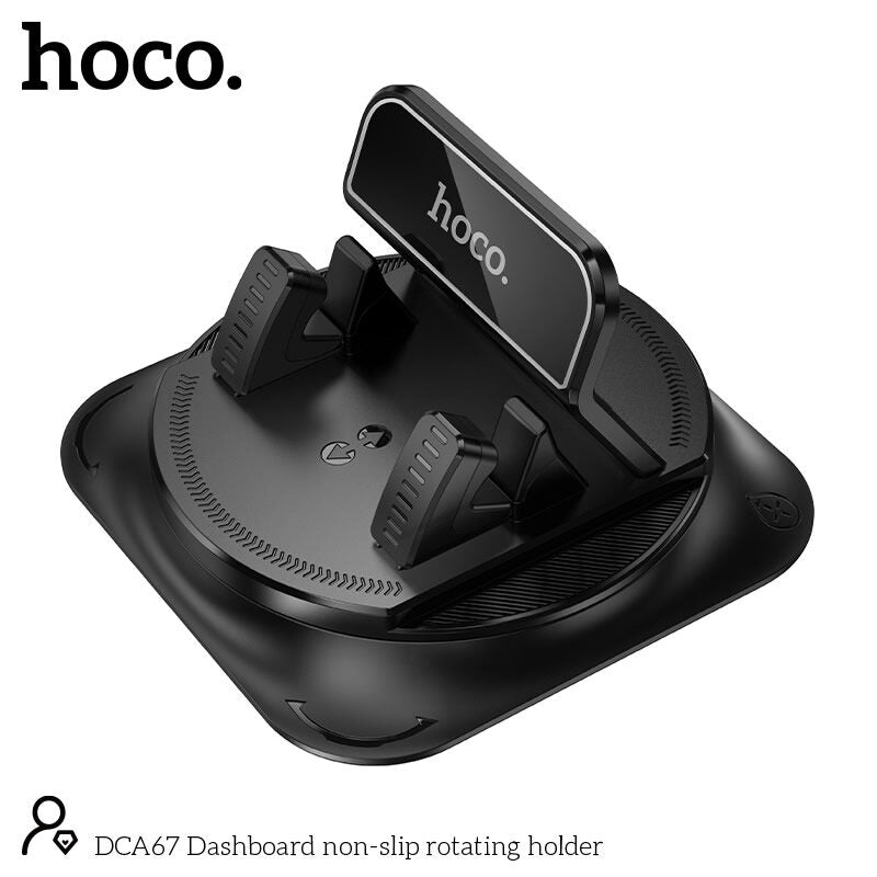 Soporte De Auto Tablero Rotacion 360 Hoco Dca67 Negro