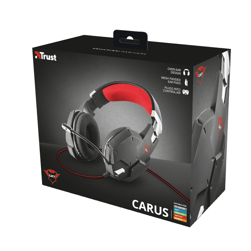 Audífono Gamer Trust Gxt 322 Carus Pc Ps4 Xbox Switch Negro – imagen 5