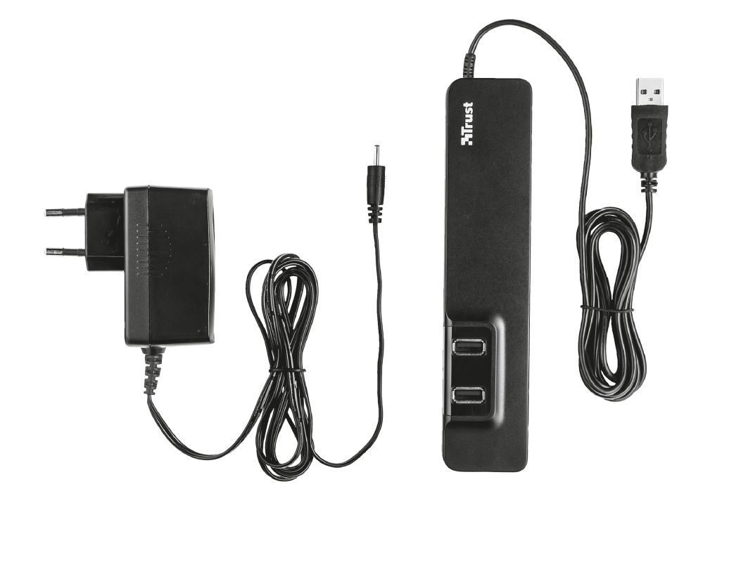 Adaptador Hub Trust Usb 7 Puertos Usb 2.0 Oila Negro – imagen 4