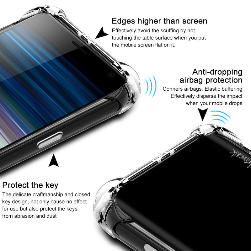 Sony Xperia 10 Carcasa Imak Shockproof + Lamina – imagen 3
