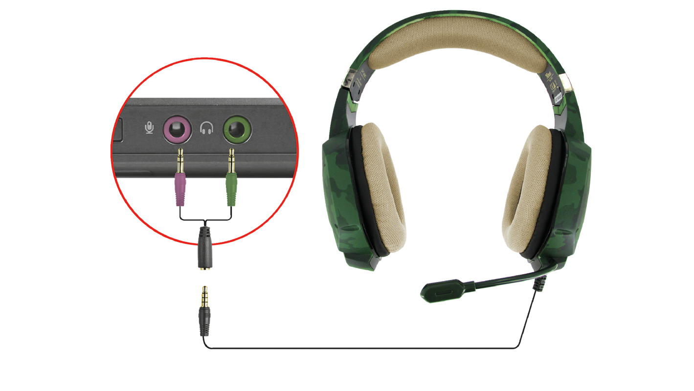 Audífono Gamer Gxt 322c Carus Camuflado Pc Ps4 Xbox Switch – imagen 7