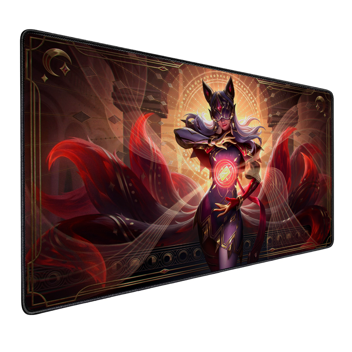 Mousepad Gamer Antideslizante 90x40 Diseño League Of Legends Ahri Arcana