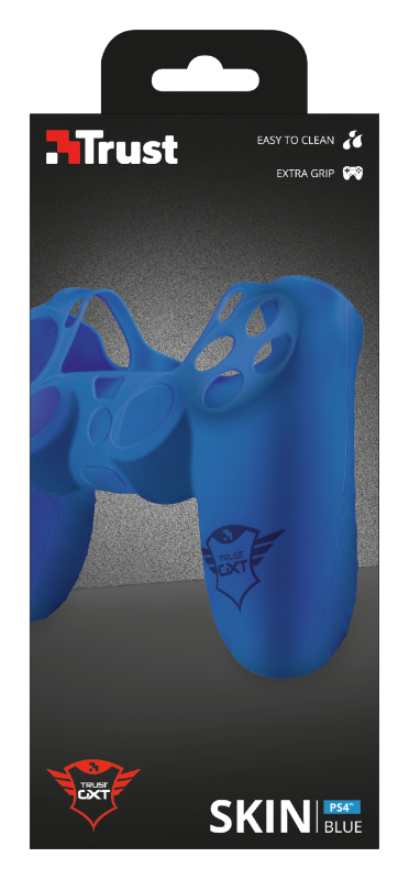 Protector Silicona Rubber Skin Joystick Ps4 Azul Trust – imagen 3
