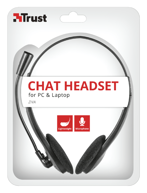 Audífono Ziva Chat 3.5 Mm Negro Con Microfono – imagen 5