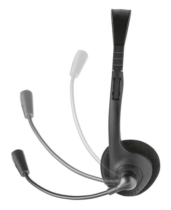 Audífono Ziva Chat 3.5 Mm Negro Con Microfono – imagen 4