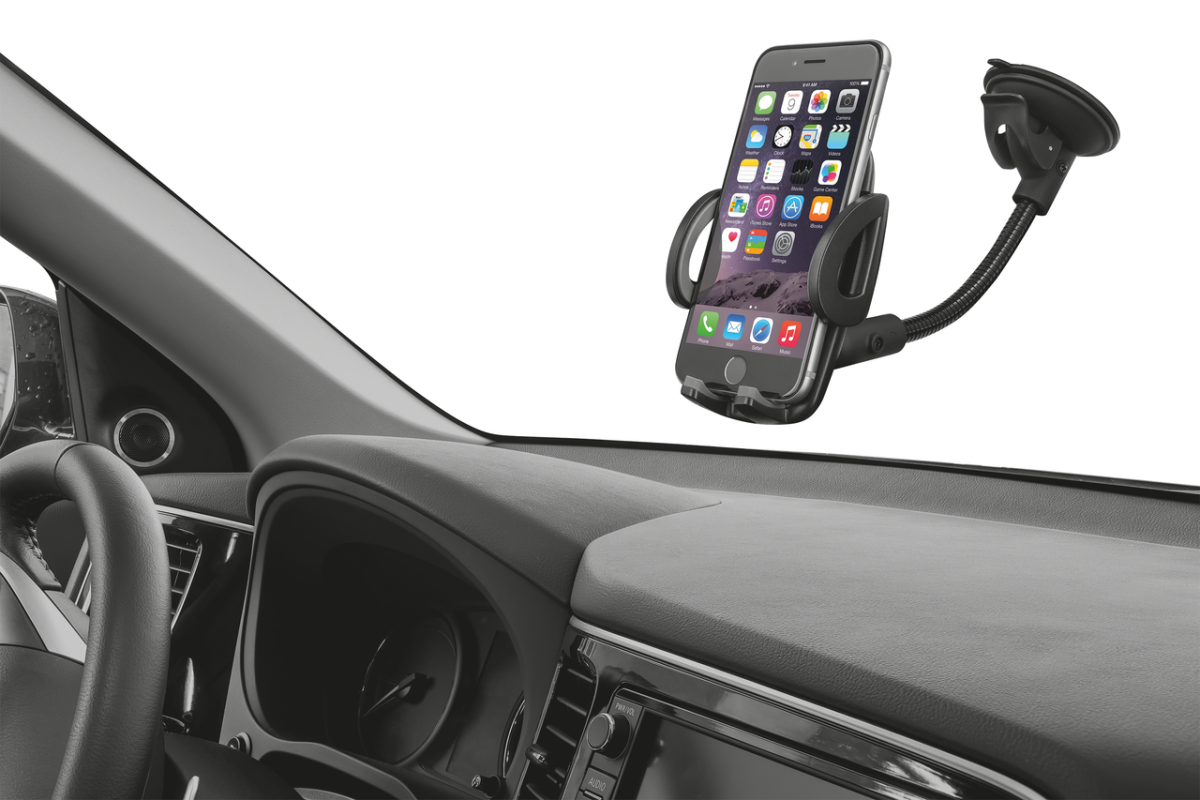 Soporte Auto Para Celular Gooseneck Trust Negro – imagen 5