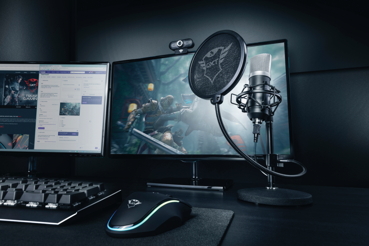 Micrófono Streaming Emita Gxt 252 Trust Negro – imagen 2